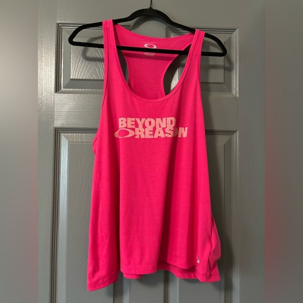 Oakley beyond reason racerback tank size XL
